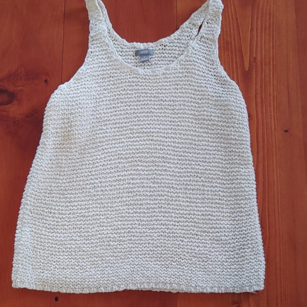 Arie Cream Knit Tank Top